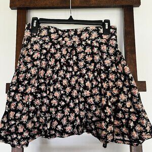 Floral Mini Skirt